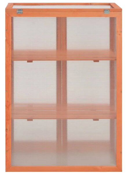 Staklenik od drva 75 x 47 x 109 cm