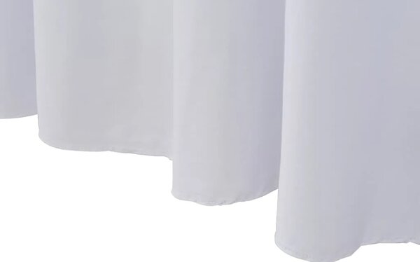 Rastezljive navlake za stol 2 kom duge 243 x 76 x 74 cm bijele - Bijela 243 x 76 x 74 cm 2 Bijela