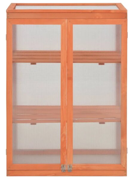 Staklenik od drva 75 x 47 x 109 cm