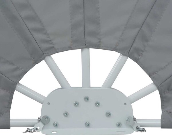 Sklopiva bočna tenda siva 200 cm - Siva 200 cm 1 Siva