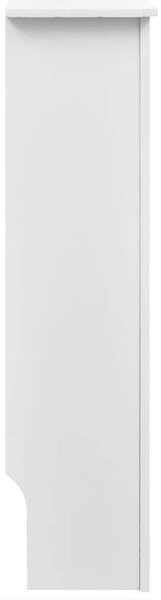 Pokrovi za radijator 2 kom bijeli konstruirano drvo 112 cm - Bijela 112 x 19 x 81.5 cm 2 Bijela