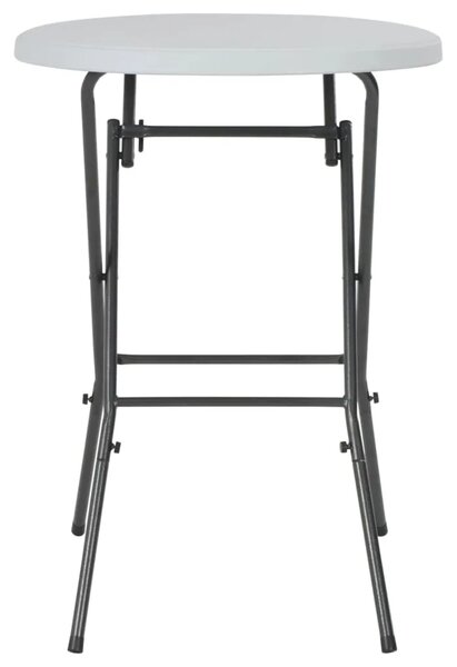 Sklopivi barski stol bijeli 80 x 110 cm HDPE - Bijela 1 Bijela