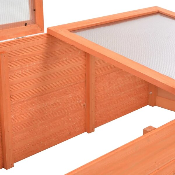 Staklenik od drva 100 x 50 x 34 cm - 100 x 50 x 34 cm 1 100 x 50 x 34 cm
