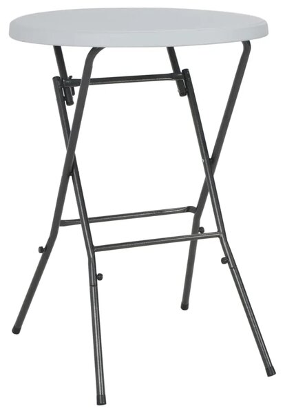 Sklopivi barski stol bijeli 80 x 110 cm HDPE - Bijela 1 Bijela