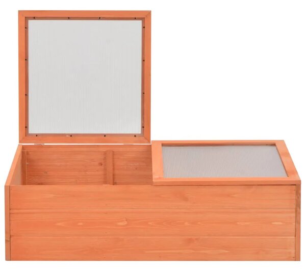 Staklenik od drva 100 x 50 x 34 cm - 100 x 50 x 34 cm 1 100 x 50 x 34 cm