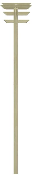 Vrtna pergola od impregnirane borovine 180 x 210 x 40 cm