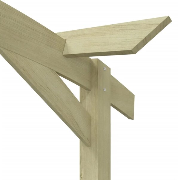 Vrtna pergola od impregnirane borovine 180 x 210 x 40 cm