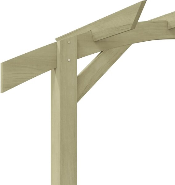 Vrtna pergola od impregnirane borovine 180 x 210 x 40 cm