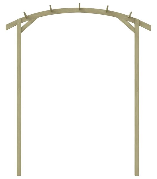 Vrtna pergola od impregnirane borovine 180 x 210 x 40 cm