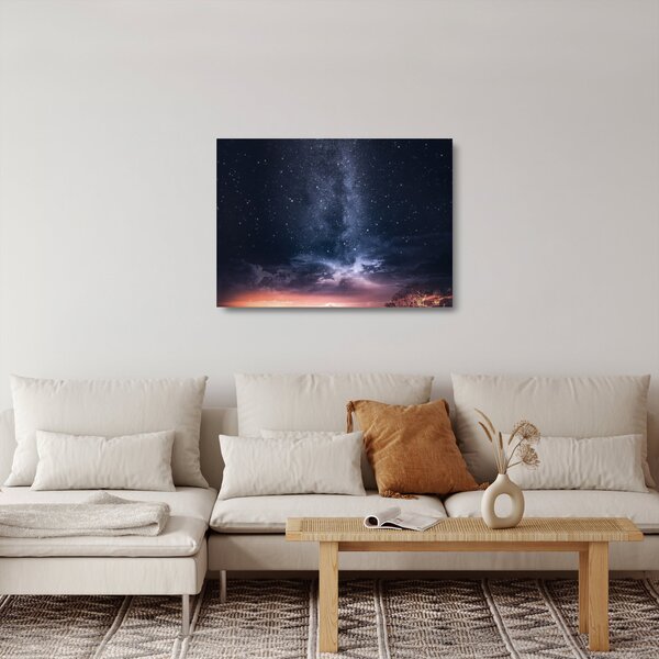 Staklena slika neba sa zvijezdama (70x50 cm)
