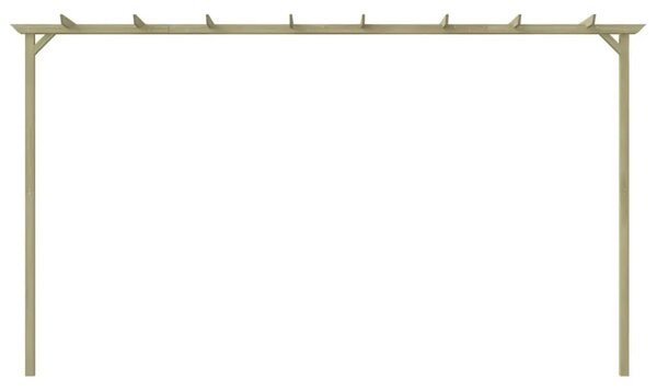 Vrtna pergola od impregnirane borovine 360 x 200 x 60 cm