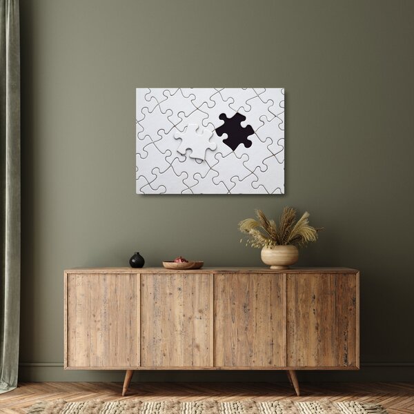 Staklena slika puzzle (70x50 cm)
