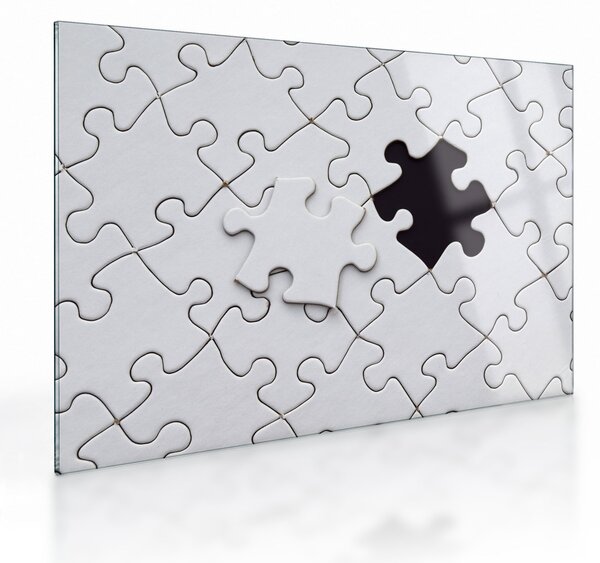 Staklena slika puzzle (70x50 cm)