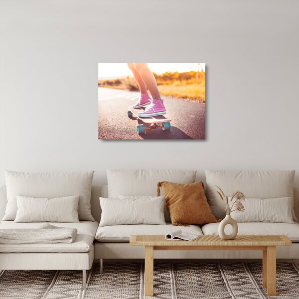 Staklena slika skateboarda (70x50 cm)