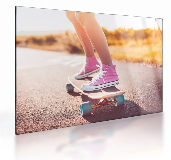 Staklena slika skateboarda (70x50 cm)