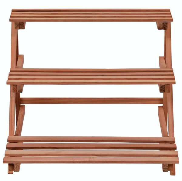 Stalak za biljke s 3 razine od cedrovine 48 x 45 x 40 cm - 48 x 45 x 40 cm 1 48 x 45 x 40 cm