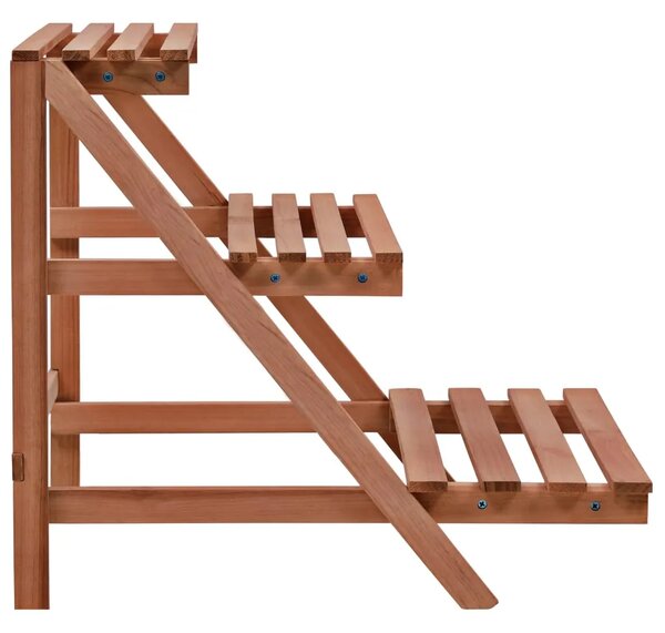 Stalak za biljke s 3 razine od cedrovine 48 x 45 x 40 cm - 48 x 45 x 40 cm 1 48 x 45 x 40 cm