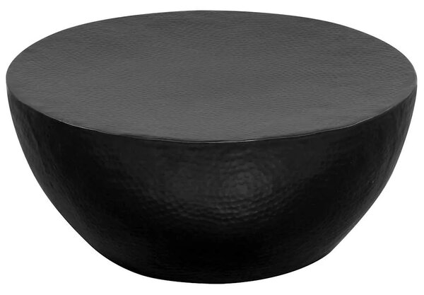Stolić za kavu od čekićanog aluminija 70 x 30 cm crni - Crna 70 x 30 cm 1 Crna