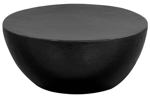 Stolić za kavu od čekićanog aluminija 70 x 30 cm crni - Crna 70 x 30 cm 1 Crna