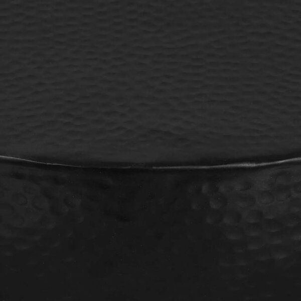 Stolić za kavu od čekićanog aluminija 70 x 30 cm crni - Crna 70 x 30 cm 1 Crna