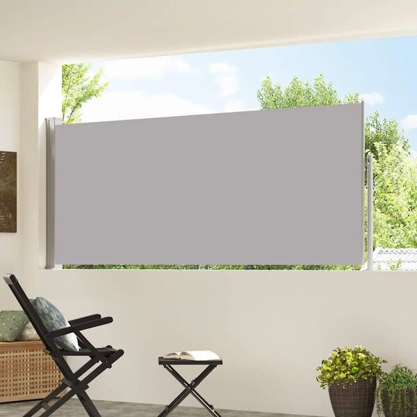 Uvlačiva bočna tenda 117x314 cm siva - Siva 117 x 300 cm 1 Siva