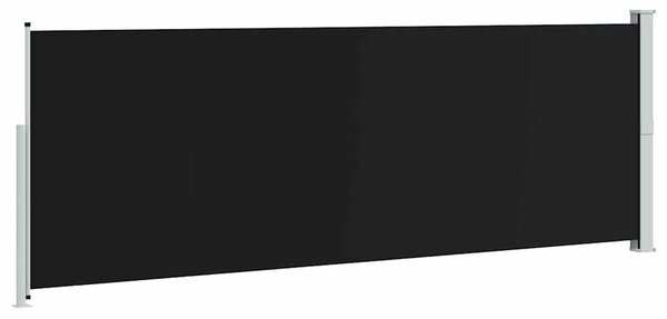 Uvlačiva bočna tenda 160 x 514 cm crna - Crna 160 x 500 cm 1 Crna