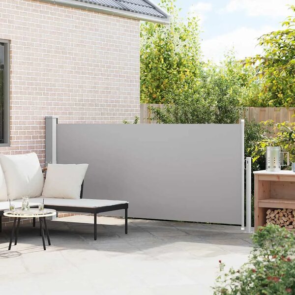 Uvlačiva bočna tenda 140 x 314 cm siva - Siva 140 x 300 cm 1 Siva