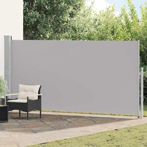 Uvlačiva bočna tenda 160 x 514 cm siva - Siva 160 x 500 cm 1 Siva