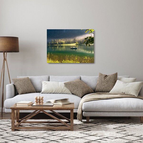 Staklena slika jezera (70x50 cm)