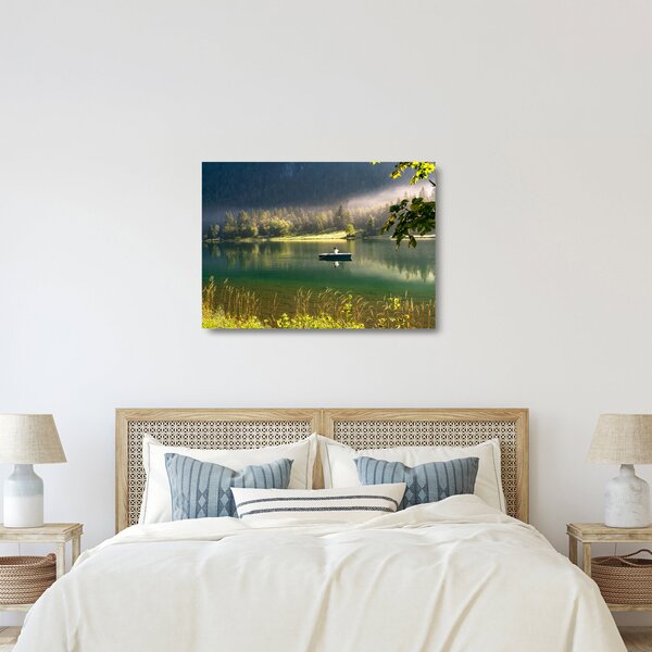Staklena slika jezera (70x50 cm)