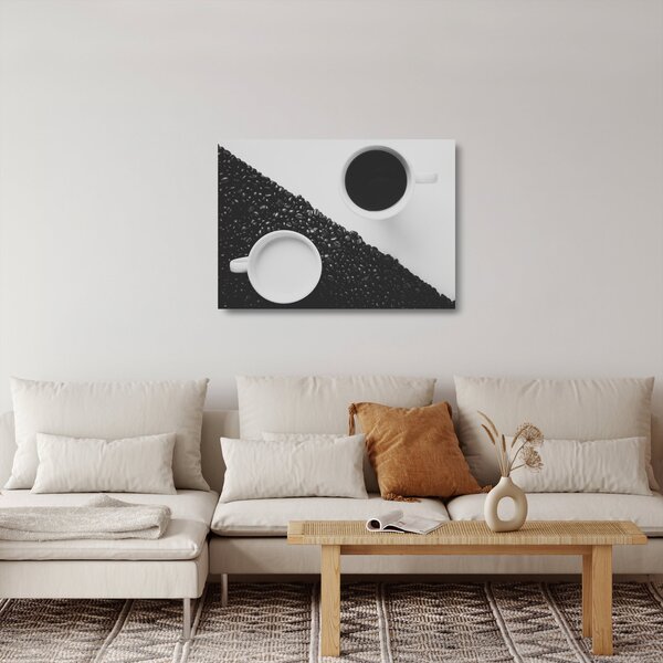 Staklena slika kave (70x50 cm)