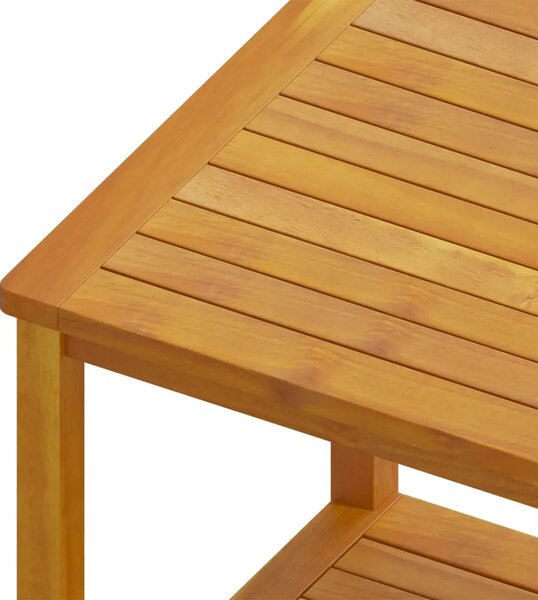 Bočni stolić od masivnog bagremovog drva 45 x 45 x 45 cm - Smeđa 45 x 45 x 45 cm 1 45 x 45 x 45 cm