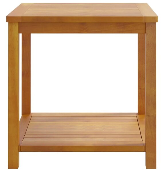 Bočni stolić od masivnog bagremovog drva 45 x 45 x 45 cm - Smeđa 45 x 45 x 45 cm 1 45 x 45 x 45 cm