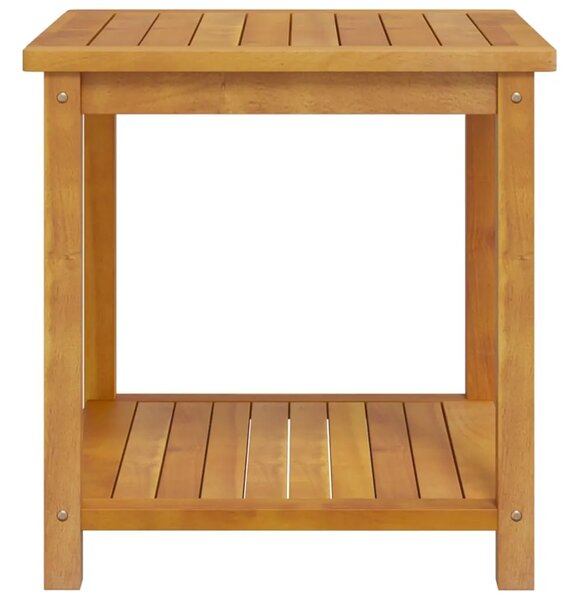 Bočni stolić od masivnog bagremovog drva 45 x 45 x 45 cm - Smeđa 45 x 45 x 45 cm 1 45 x 45 x 45 cm