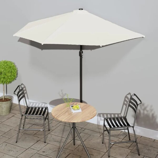 Balkonski suncobran s aluminijskom šipkom 270x144 cm - Pijesak 1 Pijesak