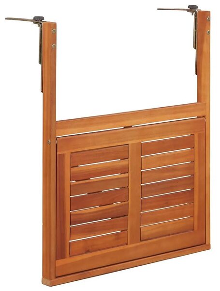 Viseći stol za balkon 64 5 x 44 x 80 cm masivno bagremovo drvo