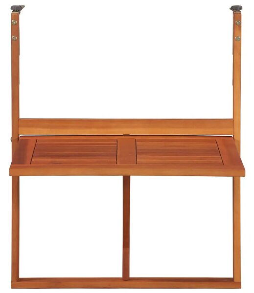 Viseći stol za balkon 64 5 x 44 x 80 cm masivno bagremovo drvo