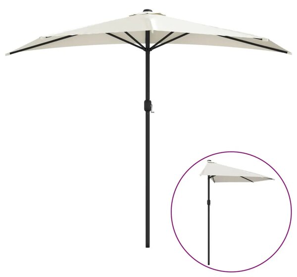 Balkonski suncobran s aluminijskom šipkom 270x144 cm - Pijesak 1 Pijesak