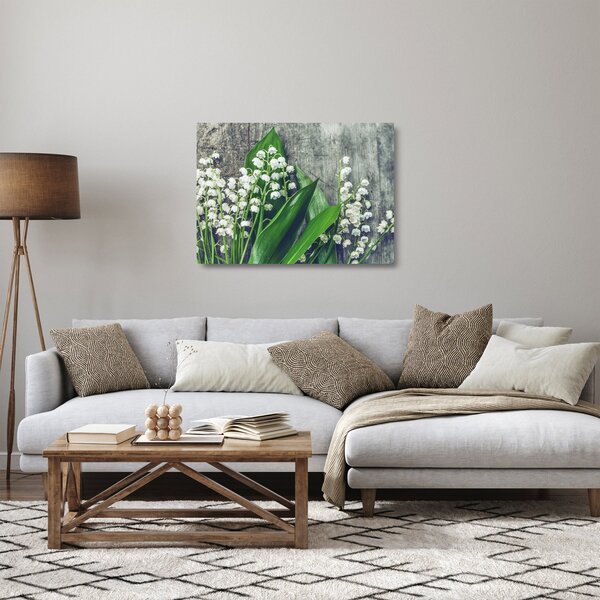Staklena slika đurđica (70x50 cm)