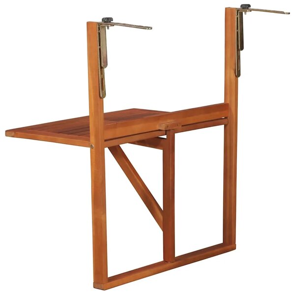 Viseći stol za balkon 64 5 x 44 x 80 cm masivno bagremovo drvo