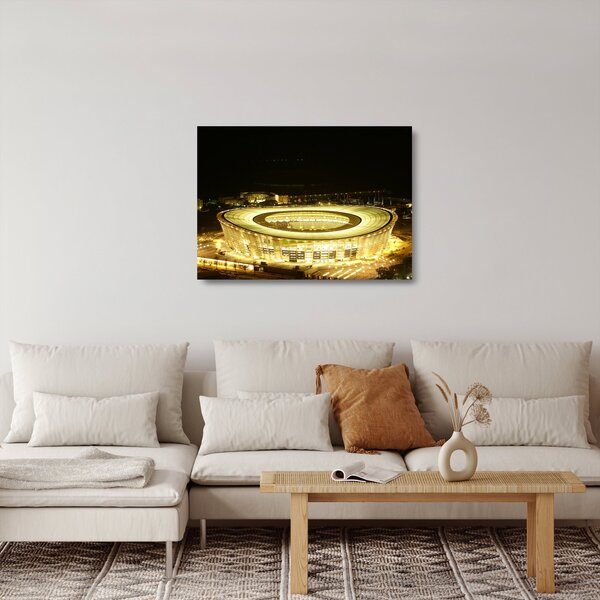 Staklena slika - nogometni stadion (70x50 cm)