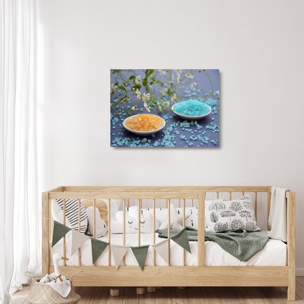Staklena slika šarene morske soli (70x50 cm)