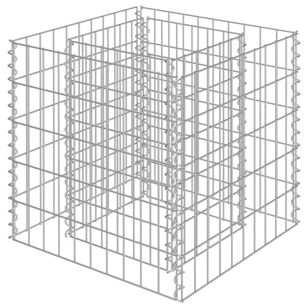 Gabionska sadilica od pocinčanog čelika 50 x 50 x 50 cm - 50 x 50 x 50 cm 1 50 x 50 x 50 cm