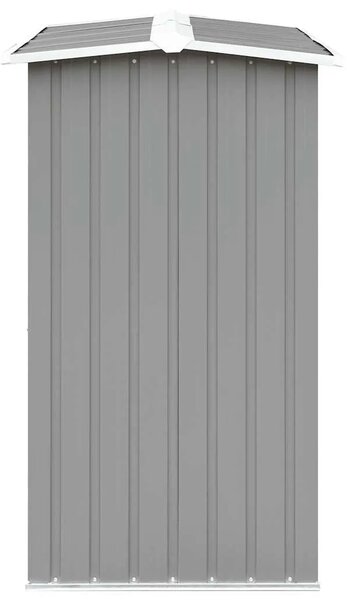 Spremište za drva - Vrtna ostava za drva od pocinčanog čelika 172x91x154 cm siva - Siva Siva