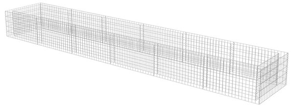 Gabionska sadilica od pocinčanog čelika 540 x 90 x 50 cm - 540 x 90 x 50 cm 1 540 x 90 x 50 cm