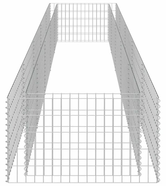 Gabionska sadilica od pocinčanog čelika 450 x 90 x 50 cm - 450 x 90 x 50 cm 1 450 x 90 x 50 cm