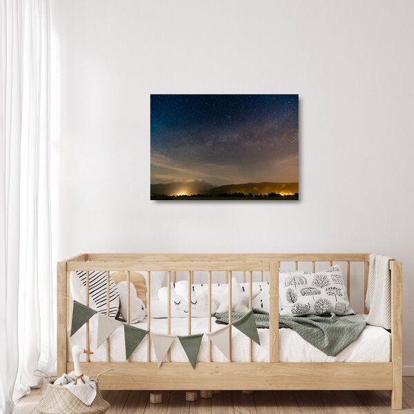 Staklena slika noćnog neba (70x50 cm)
