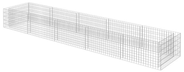 Gabionska sadilica od pocinčanog čelika 450 x 90 x 50 cm - 450 x 90 x 50 cm 1 450 x 90 x 50 cm