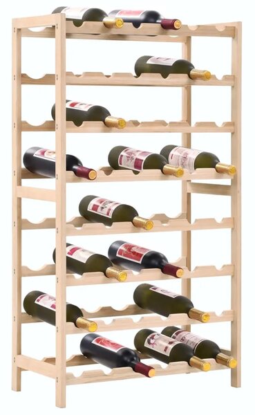 Stalak za vino od cedrovine 57 5 x 28 x 102 cm