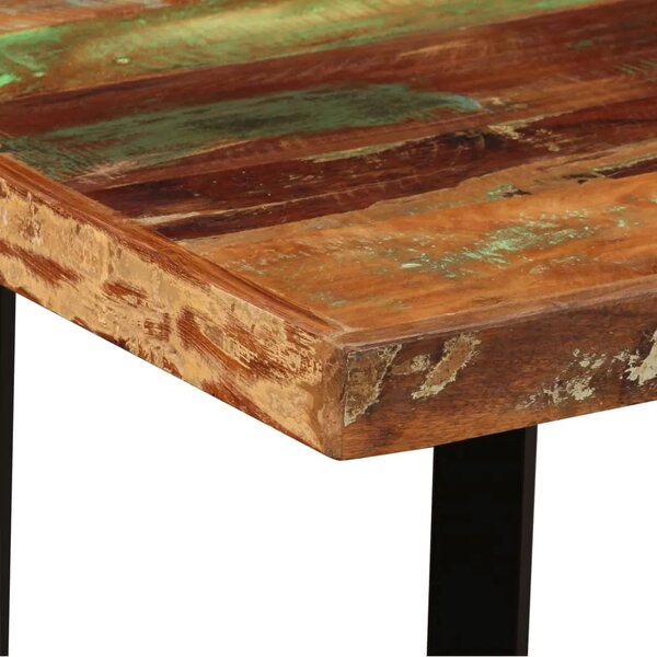 Barski Stol od Masivnog Obnovljenog Drva 120x60x107 cm - Smeđa 120 x 60 x 107 cm 1 Smeđa